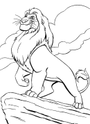 Liūtas karalius Internetinis Dažymas